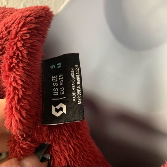 SCOTT Maroon Fleece Colorblock Jacket - Picture 7 of 8